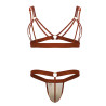 CandyMan String et Bra Izor Rouge